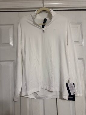 NWT Men’s white lululemon quarter zip